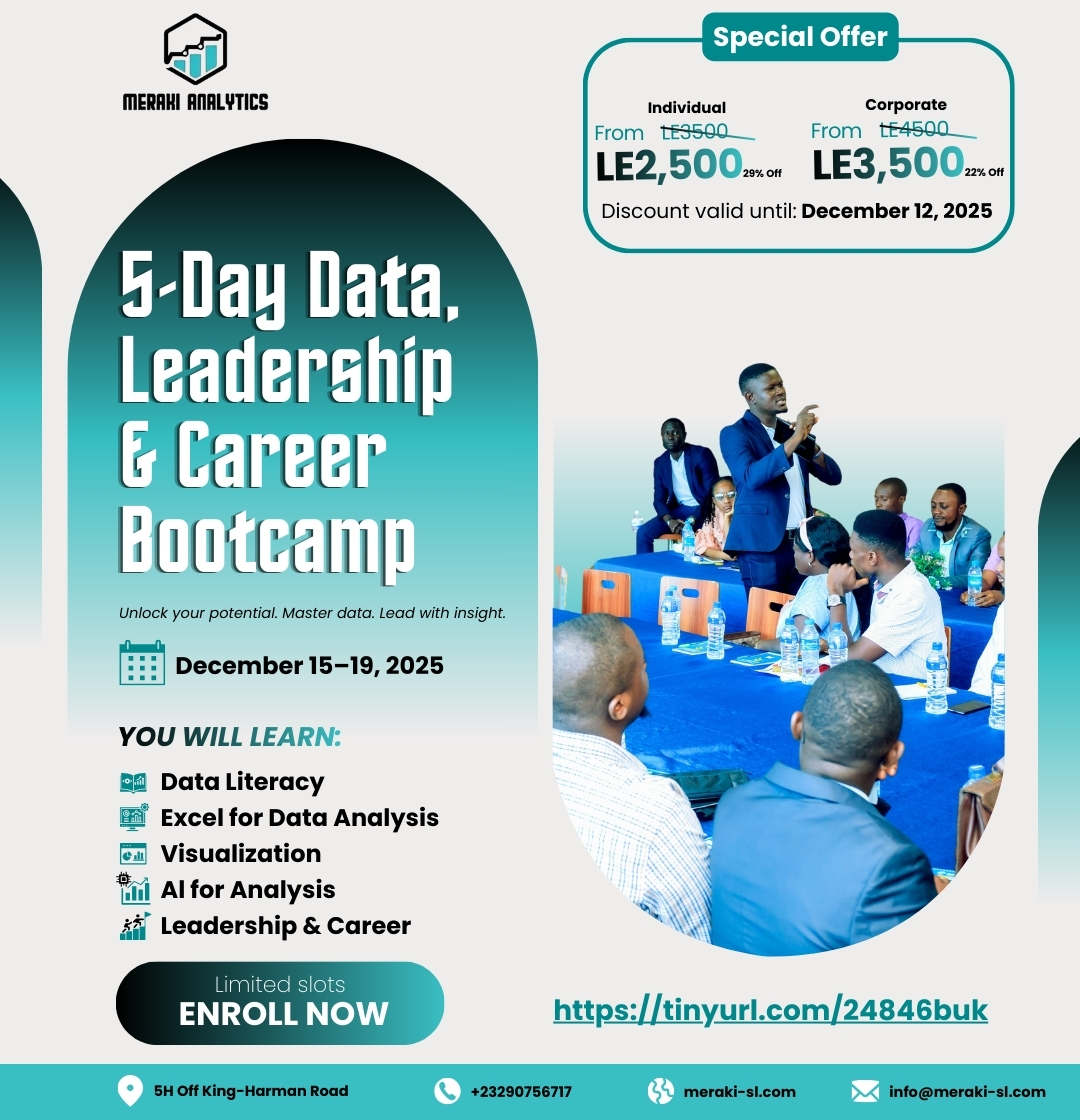 5-Day Data, Leadership & Career Bootcamp